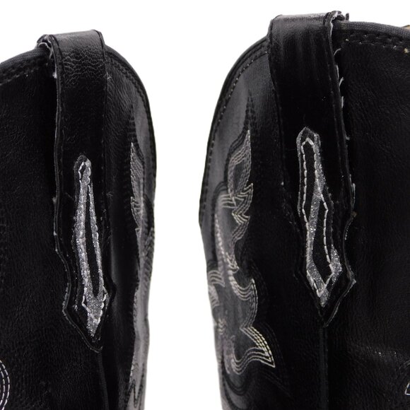 Roper Square Toe Glitter Embroidered Zebra Western Boots | Cowgirl | VGUC | 9 - Picture 9 of 11